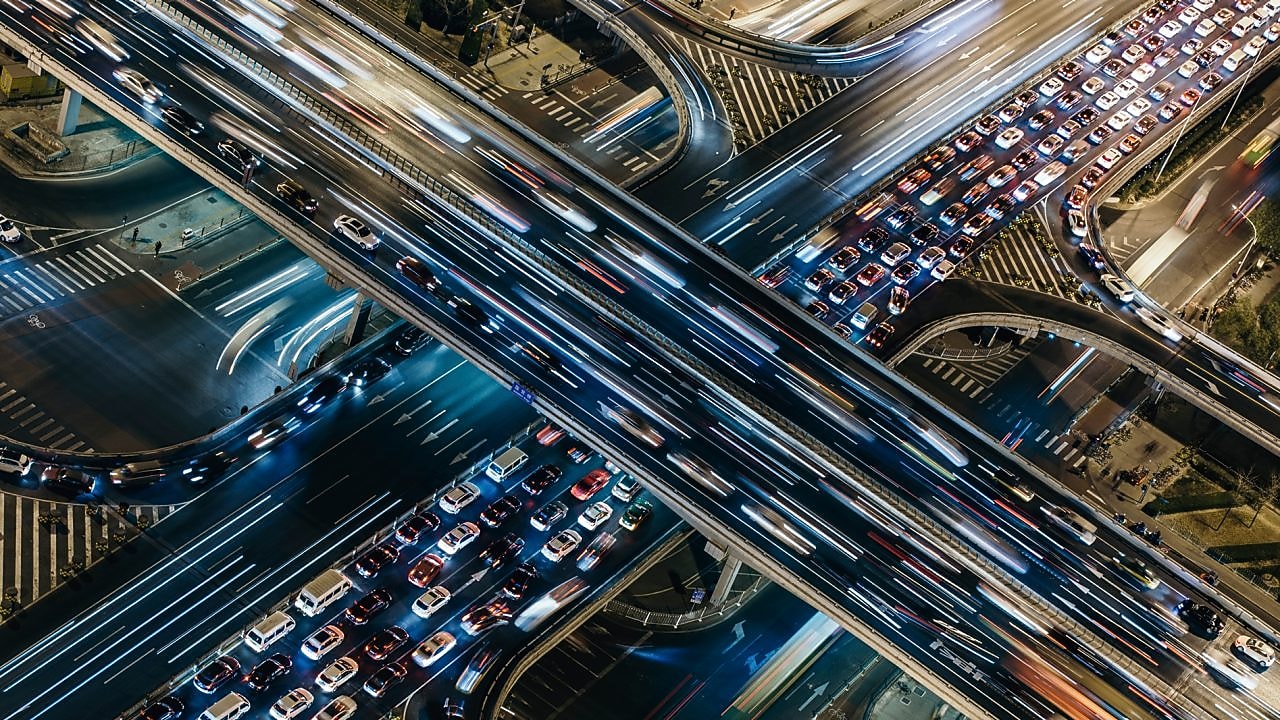 Traffic on the highway