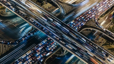 Traffic on the highway