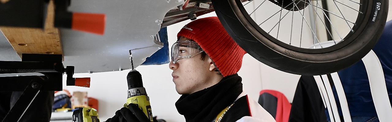 Reparaciones del vehículo del Tec CCM en el prototipo presentado en Indianápolis 2022