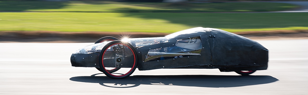 Prueba del prototipo de la escudería E Racing CEM Prototype del Tec CEM