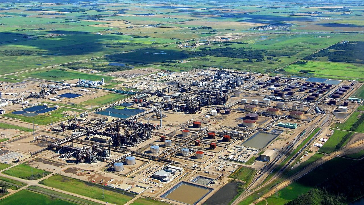 Vista aérea del proyecto Quest CCS en Canadá