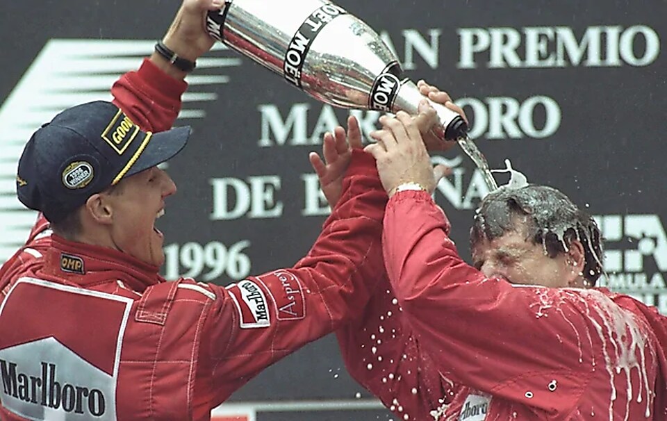 Michael Schumacher al volante