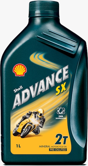 Foto del envase de Shell Advance SX 2